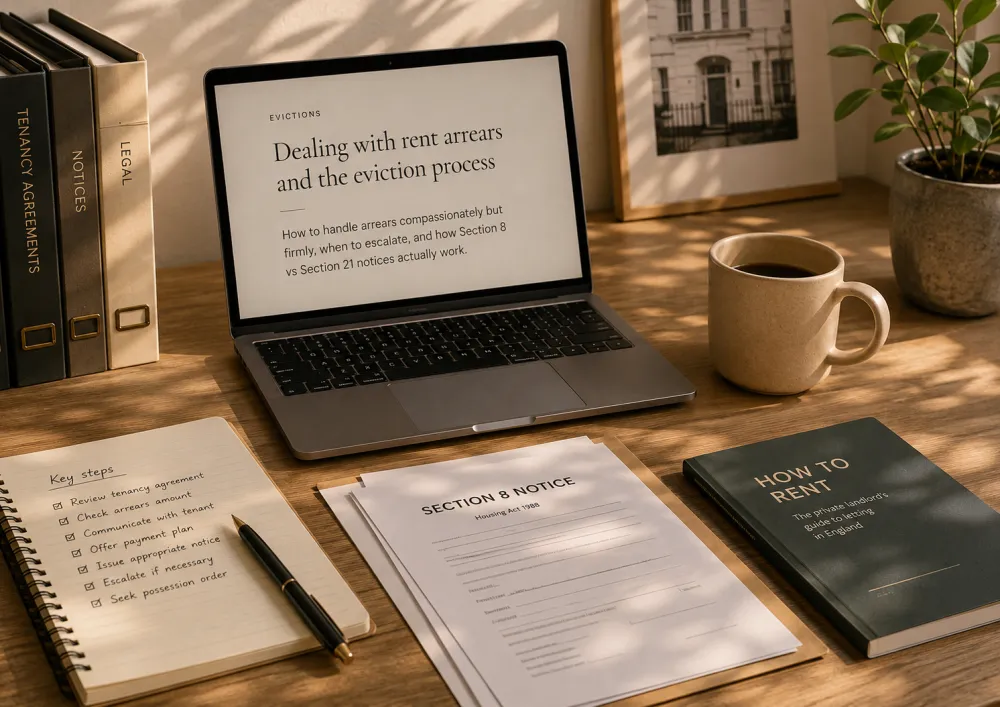 Letter and pen on a kitchen table