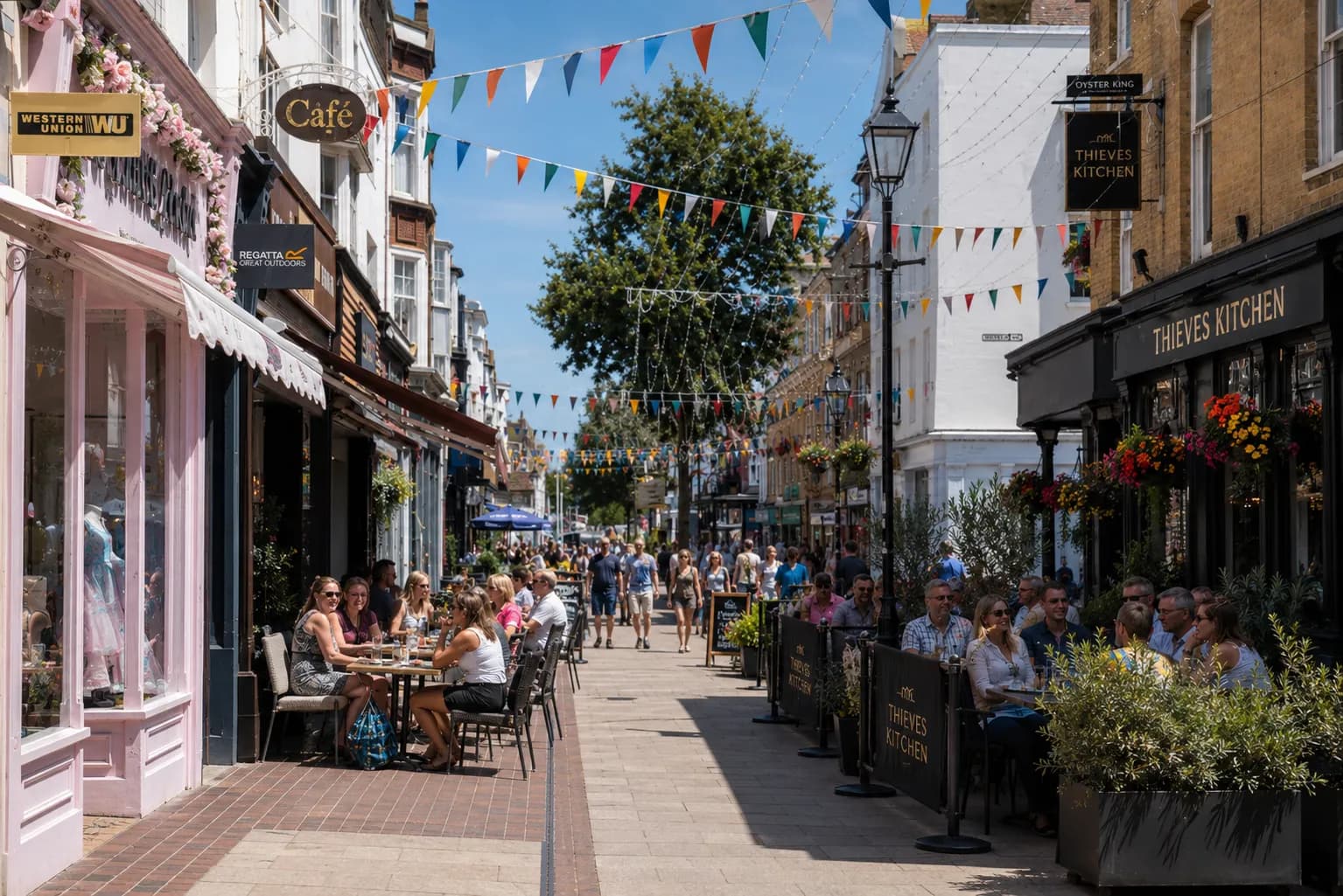 A view of Worthing town centre